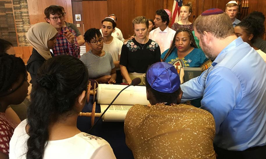 Danielle Isbell (center) at IFYI camp